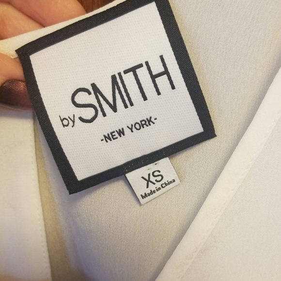 White silk top - Size XS, like new - Picture 3 of 3